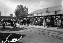 عکس مربوط به ایستگاه ماشین دودی شهر ری که متاسفانه سالهاست تخریب شده